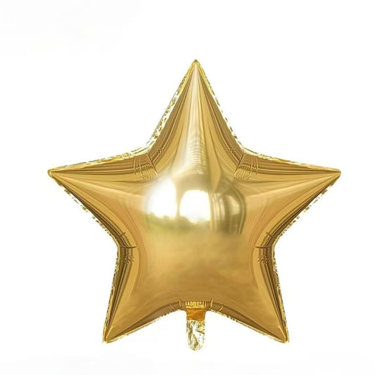 32” Matte Gold Star Helium Balloon - Perfect for any Celebration!
