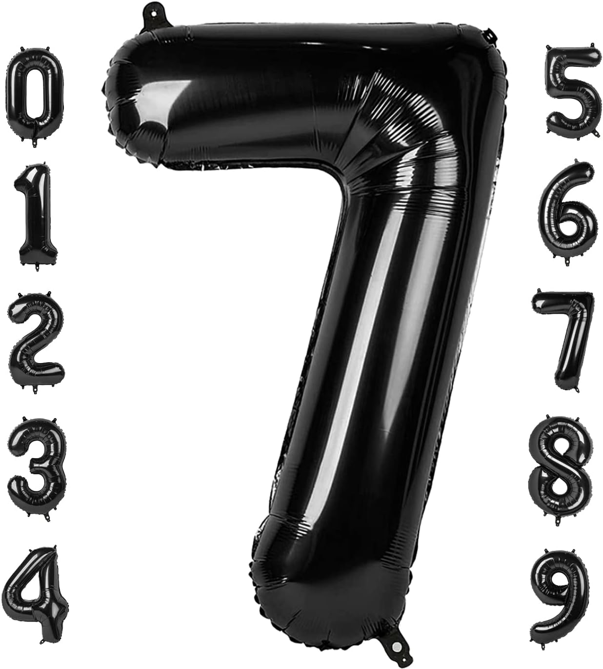 40-inch Number Balloon 0-9  Kids Birthday Helium Balloon Bouquet Black