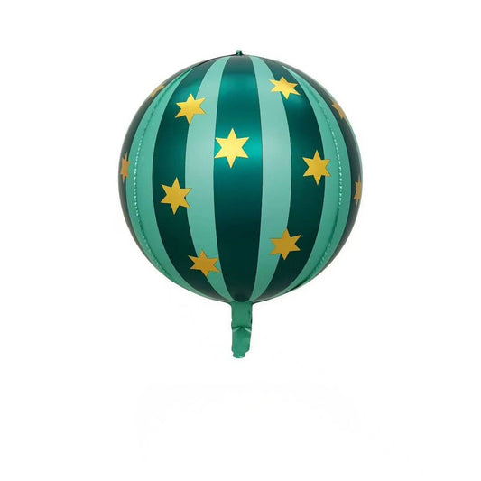 Green Ball Circus Carnival Helium Foil Balloon - Perfect for any celebrations!