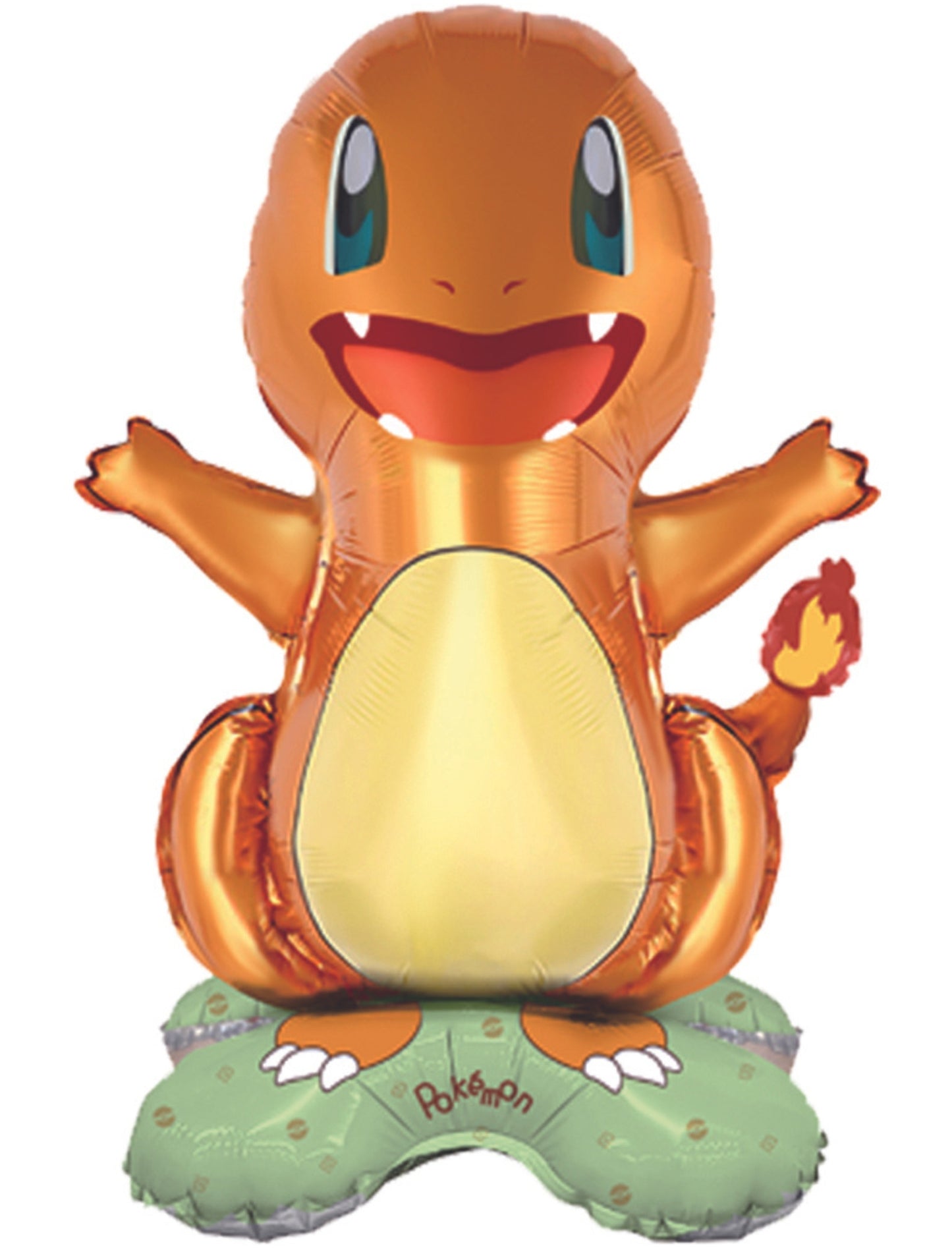 Charmander Self-Stand Pokemon Cartoon Theme Balloon Kids Birthday Happy Birthday Balloon Balloon Bouquet Orange Red