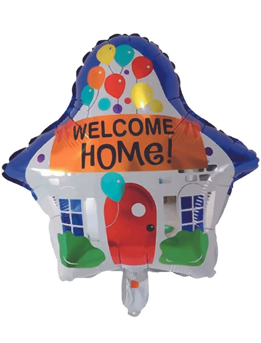 Welcome Home Welcome Back Kids Birthday Happy Birthday Balloon with Helium Balloon Bouquet Blue Orange