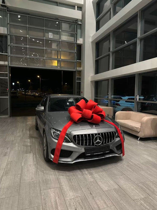 Car Surprise Customize Red Ribbon – Perfect for Any Bold Celebrations