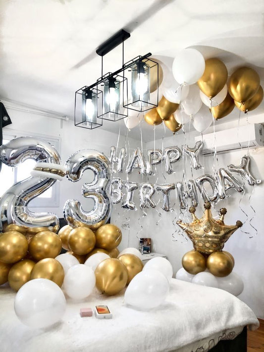 Balloon & Banner Bash - Perfect for Birthday Celebration!