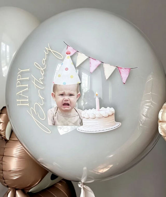 Customization Photo Balloon Personalised Latex  Customize Sticker Photo and Latex  Customizable Design