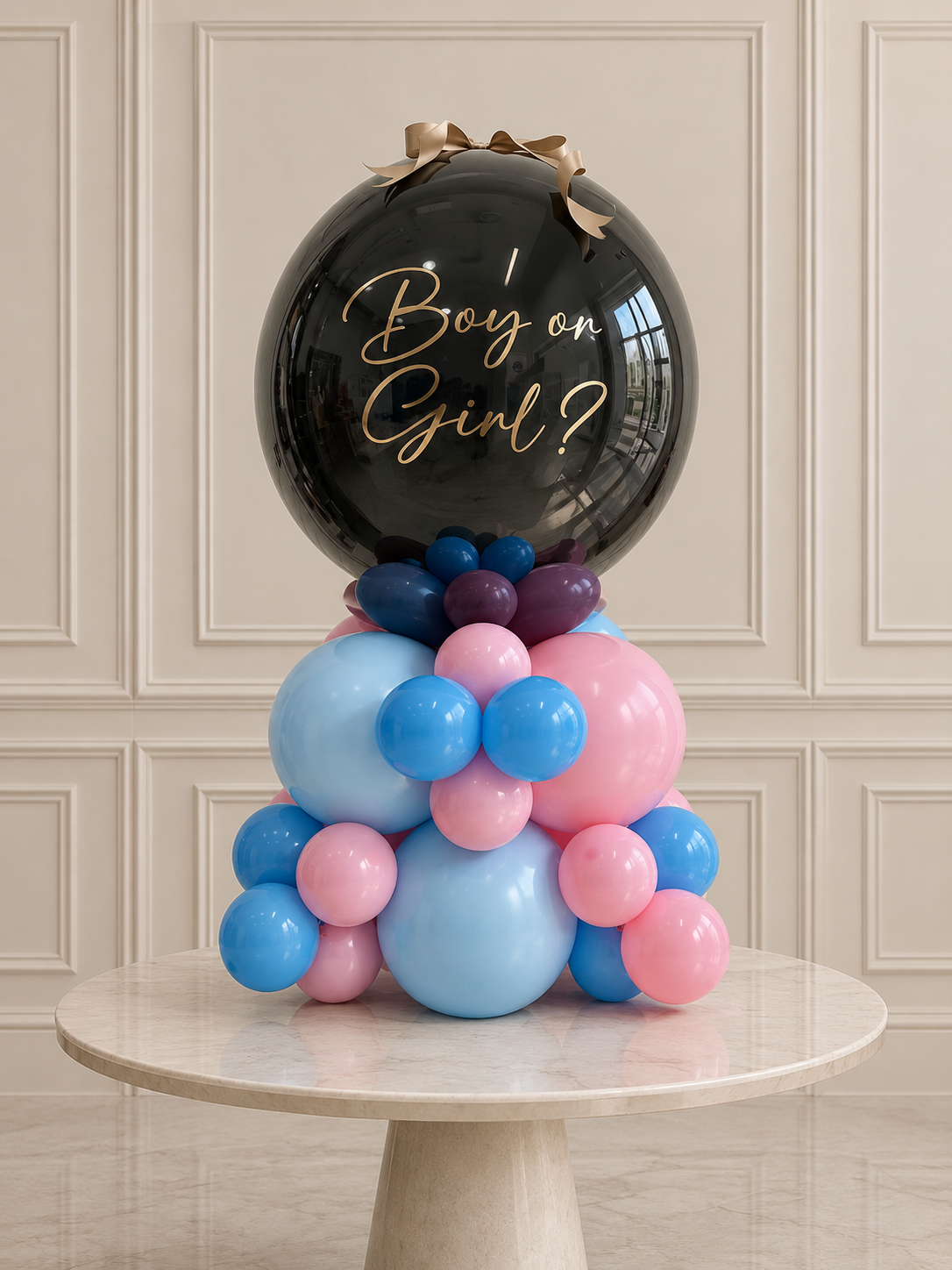 Popping Gender Reveal Balloon - Customizable Design
