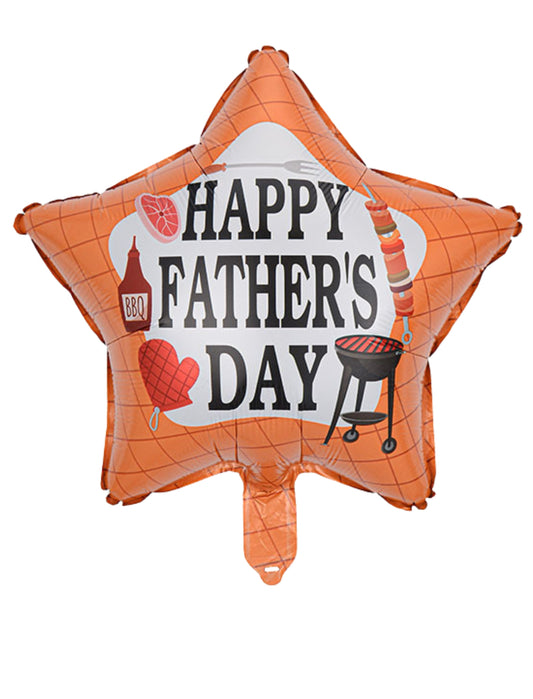 Father’s Day Orange ‘Happy Father’s Day’ Helium Balloon