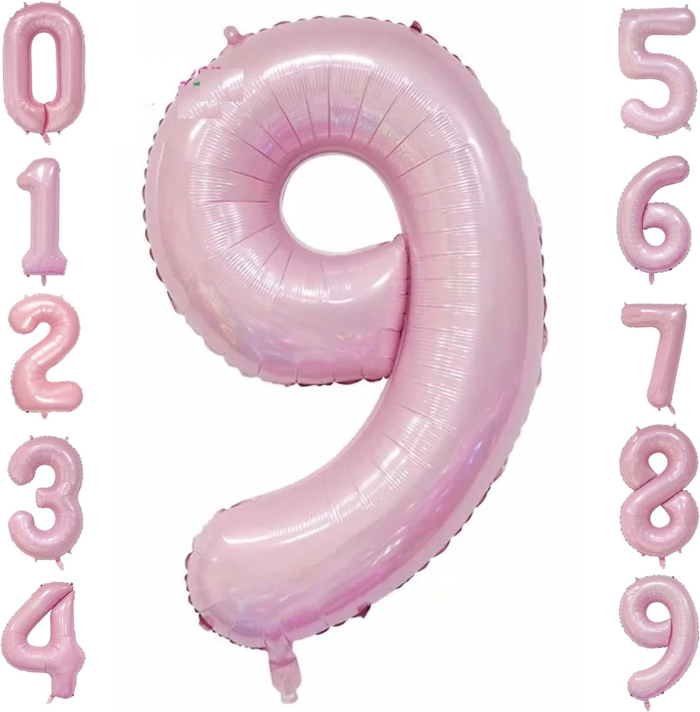 40-inch Number Balloon 0-9  Kids Birthday Helium Balloon Bouquet Pink