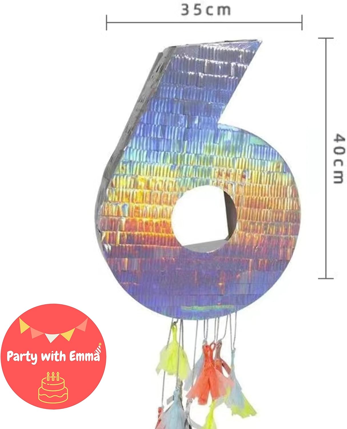 Foil Piñata (Number 6)