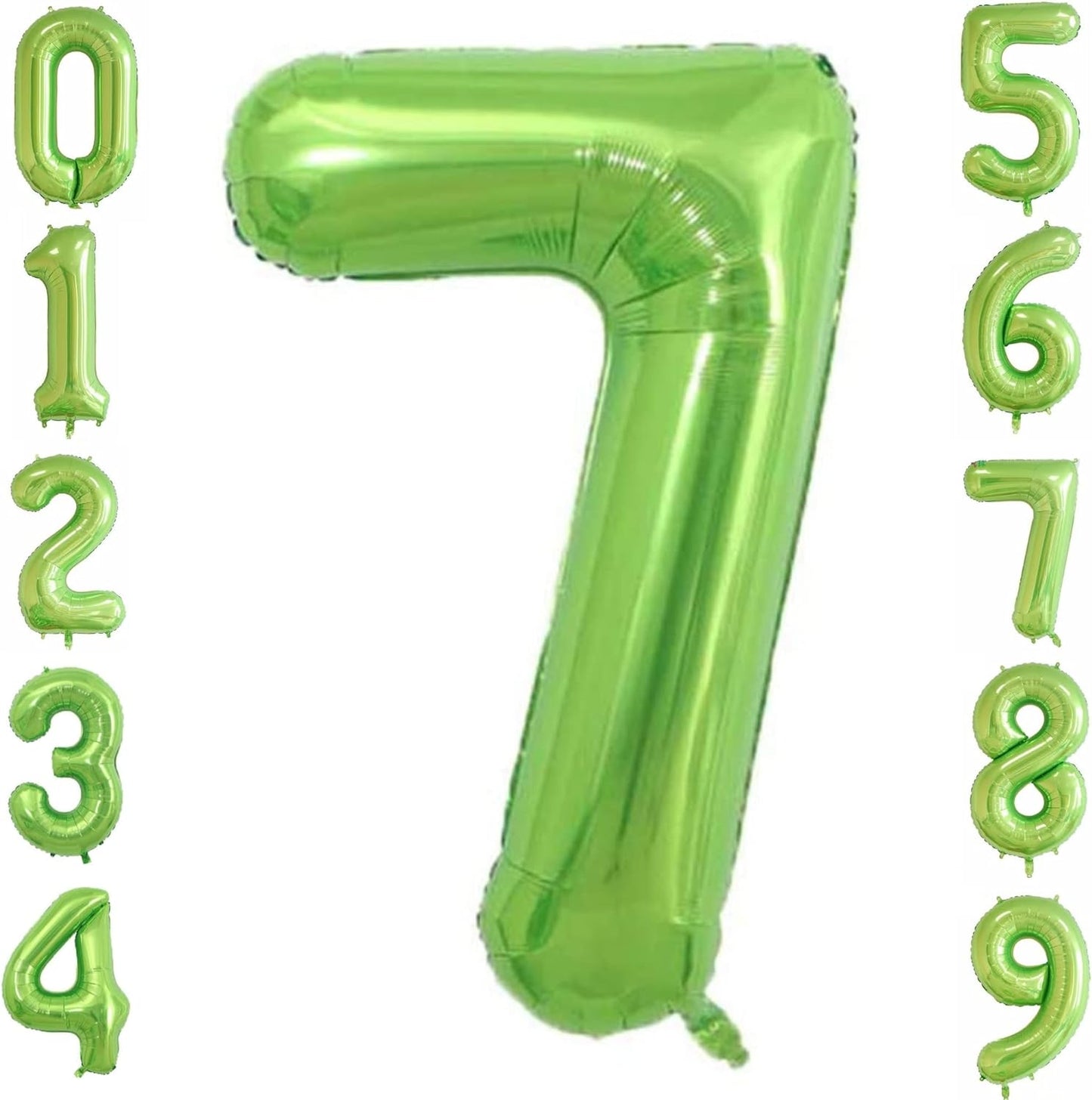 40-inch Number Balloon 0-9  Kids Birthday Helium Balloon Bouquet Green