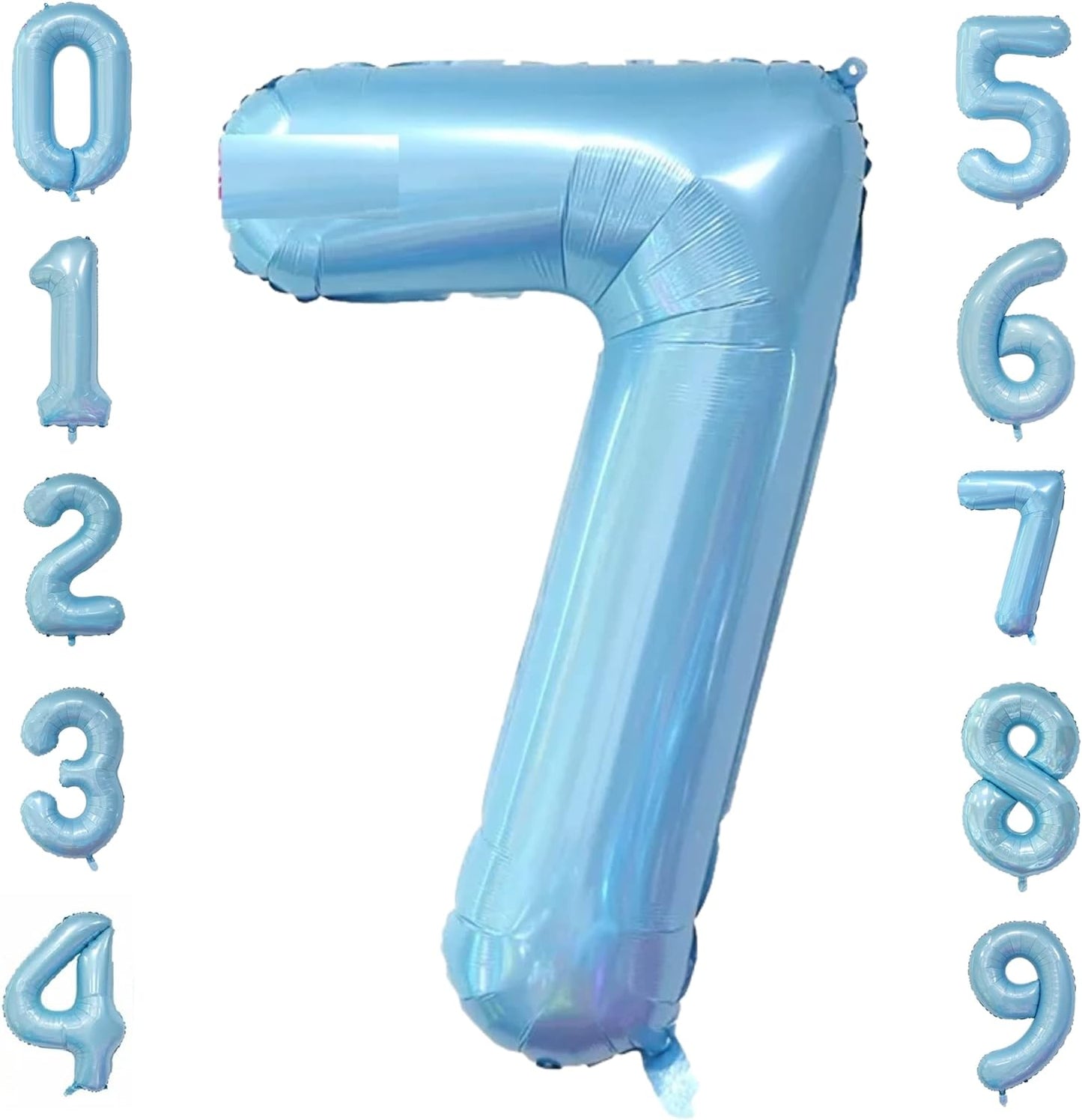 40-inch Number Balloon 0-9  Kids Birthday Helium Balloon Bouquet Blue