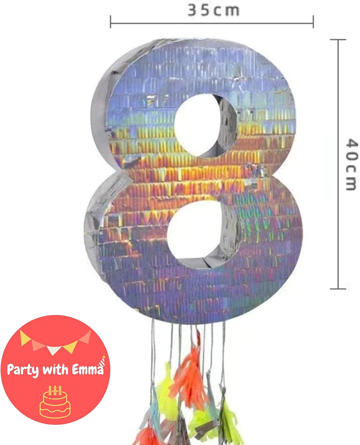 Foil Piñata (Number 8)