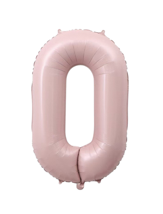 40-inch Number Balloon 0-9  Happy Birthday Balloon Kids Birthday Anniversary Helium Balloon Bouquet Matte Pink