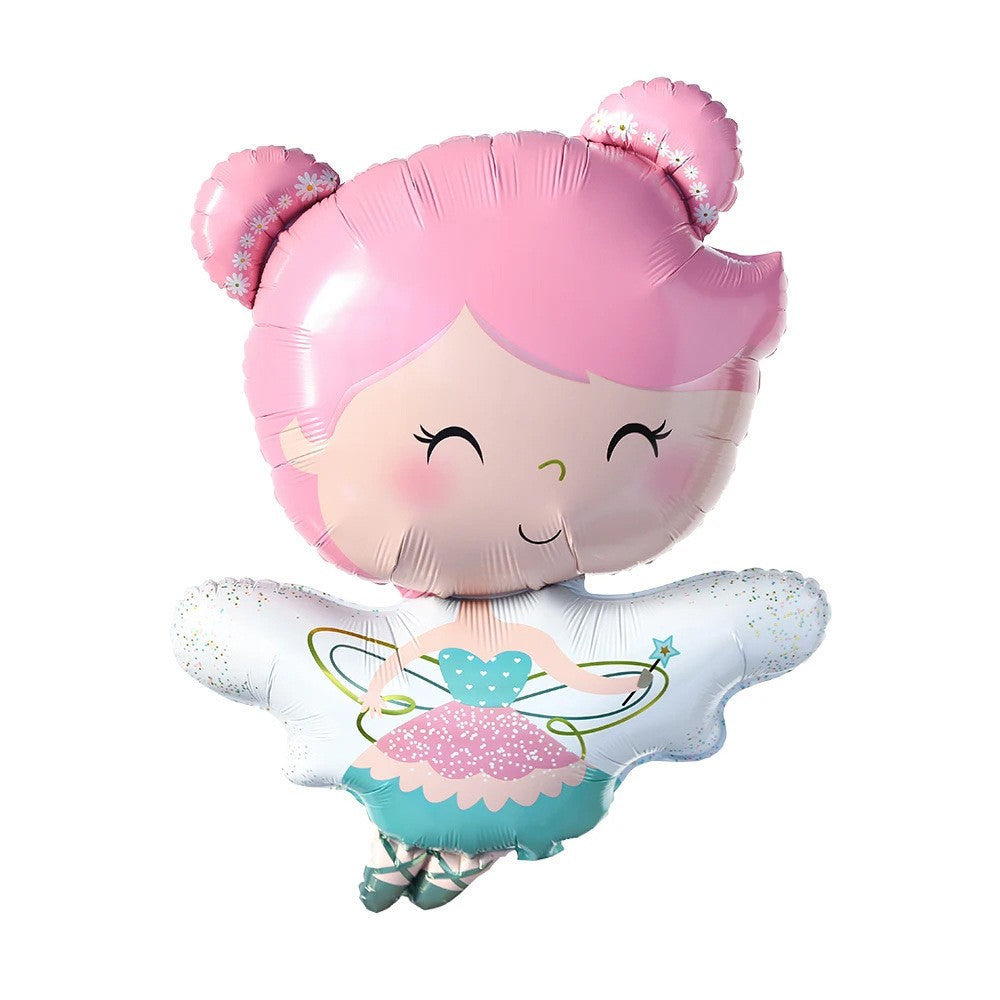 Pink Fairy Foil Balloon - Garden-Themed, Fairy-Themed Perfect for any special celebrations!