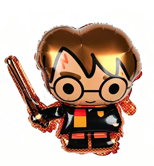 Harry Potter Magic Wand Magical Wizard Kids Birthday Helium Balloon Bouquet Black