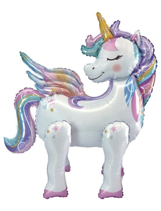 3D Unicorn Happy Birthday Balloon Kids Birthday Disney Balloons Unicorn Balloon