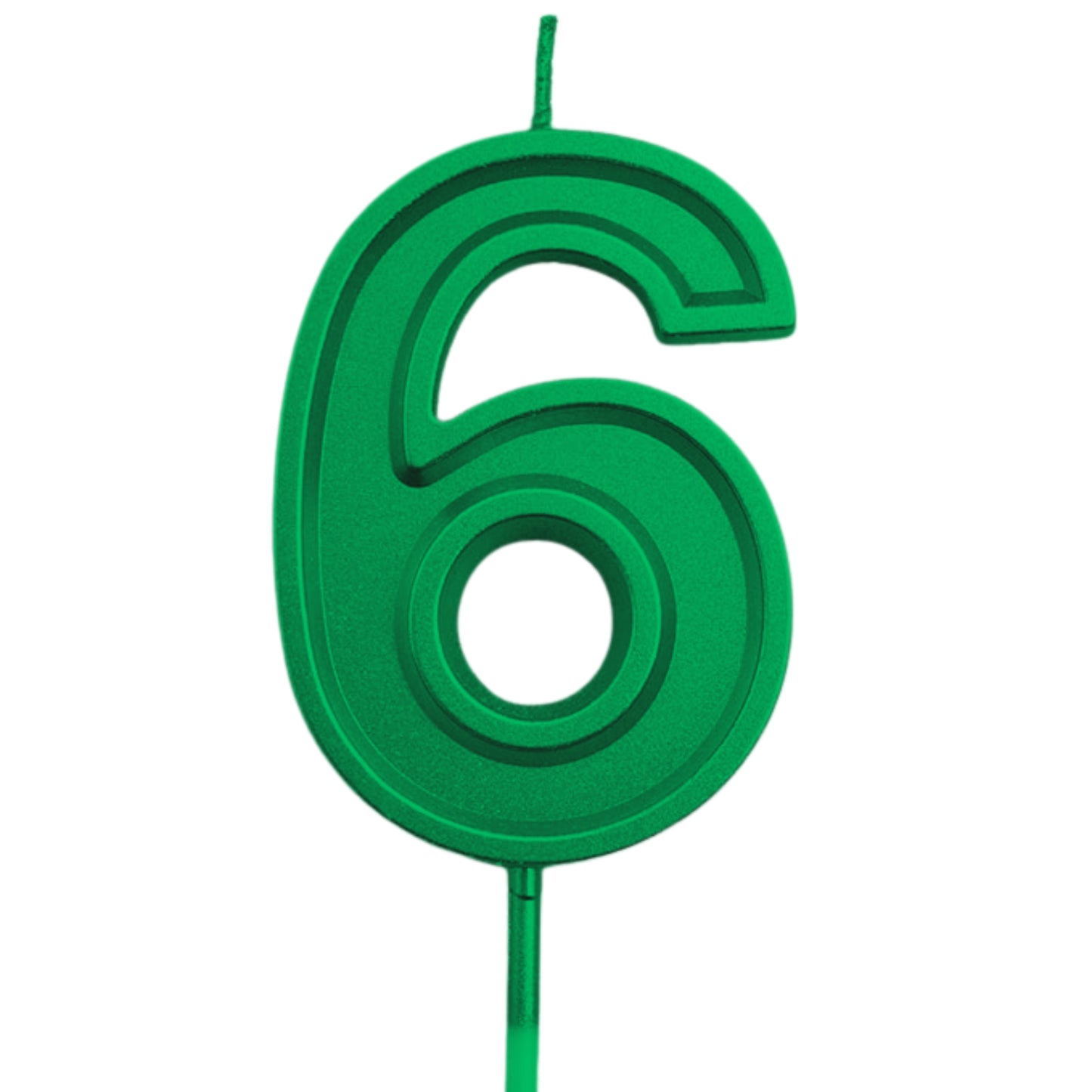 Green Number Candles – Available in All Digits for Birthdays & Celebration