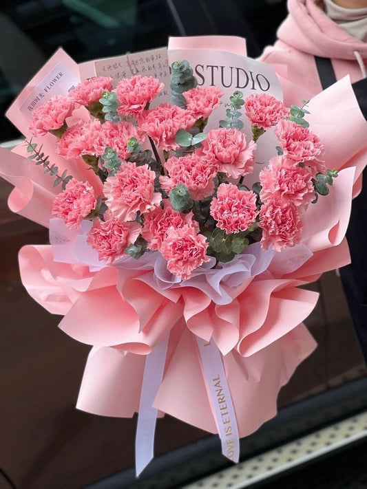 Pink Carnation - Floral Fresh Bouquet