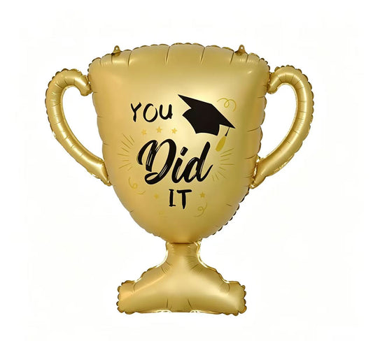 Graduation Kids Graduation Balloon Helium Balloon Bouquet Black Gold Champian champions You did it