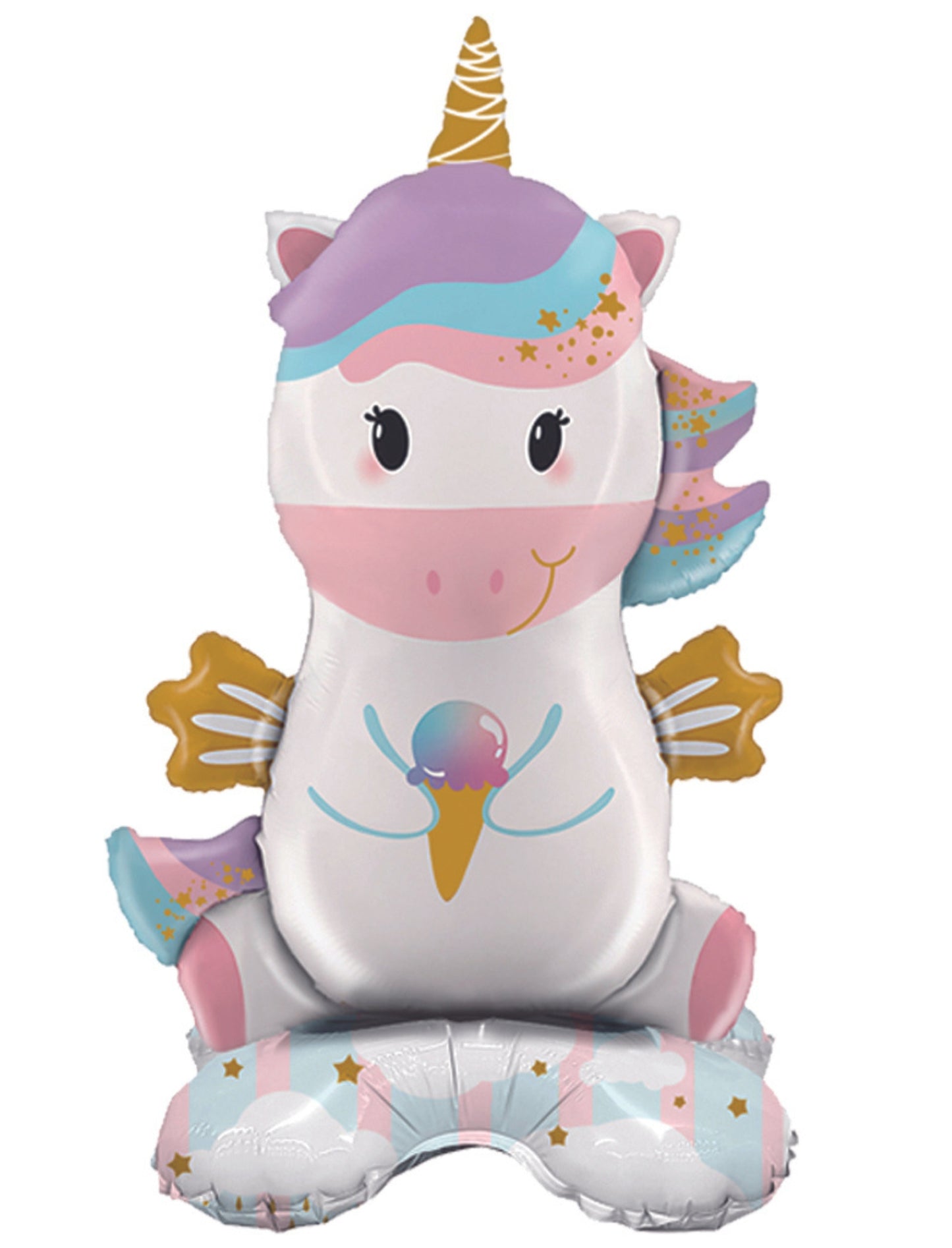 Unicorn Self-Stand Kids Birthday Balloon Bouquet