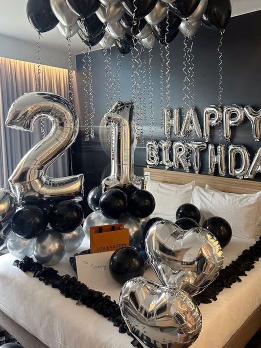 Balloon & Banner Bash - Perfect for Birthday Celebration!