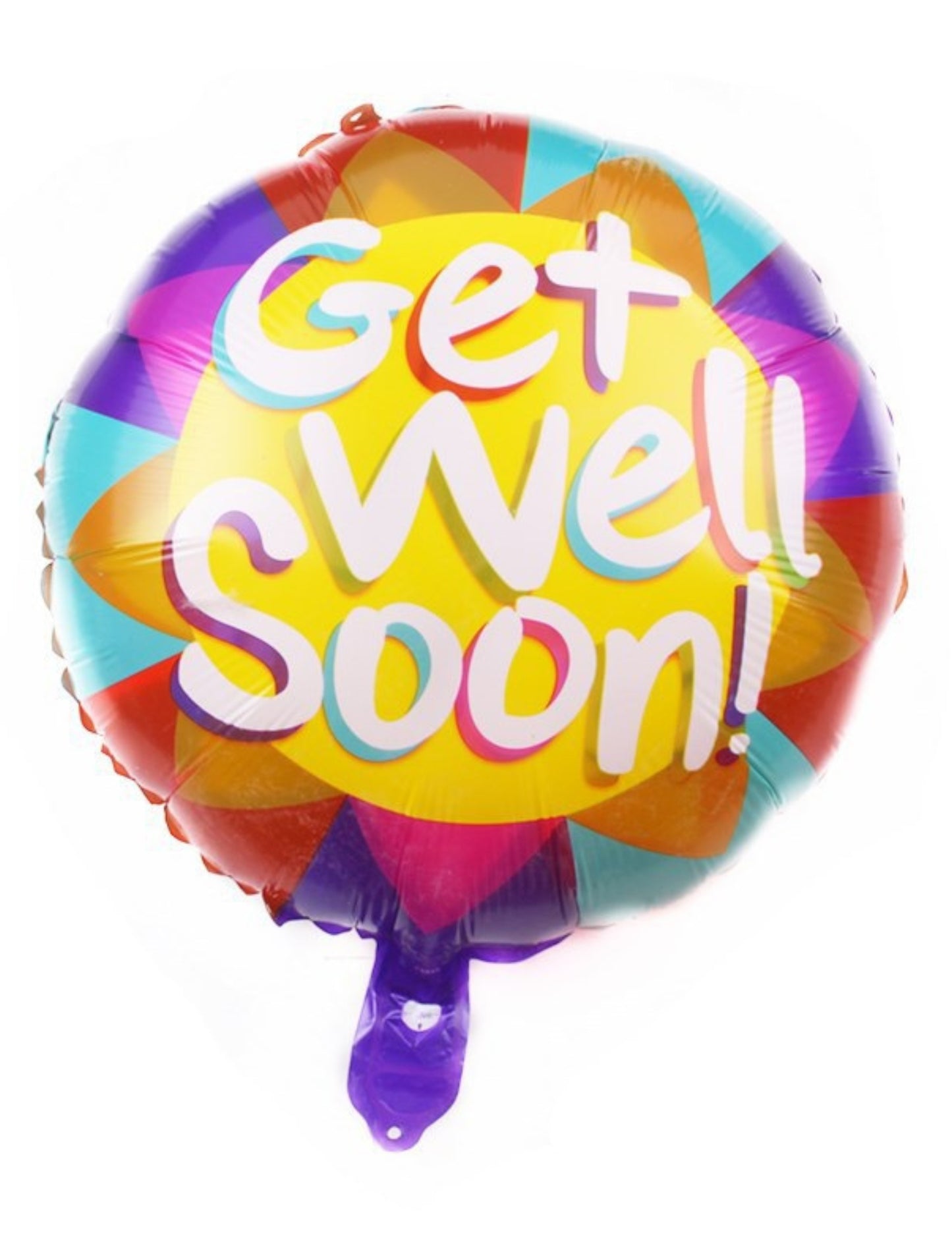 Get Well Soon Balloons Sun Foil Balloons to Express Your Sympathy and Bring a Smile to the Face of a Sick Friend Helium Balloon Bouquet White