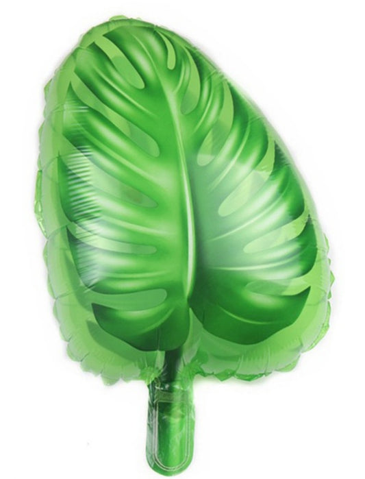 Palm Leaf Hawaii Kids Birthday Helium Balloon Bouquet Green