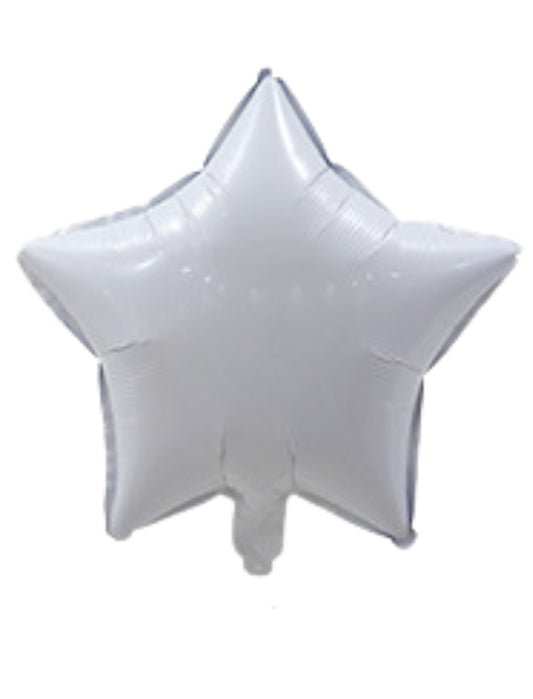 Star Kids Birthday Helium Balloon Bouquet White
