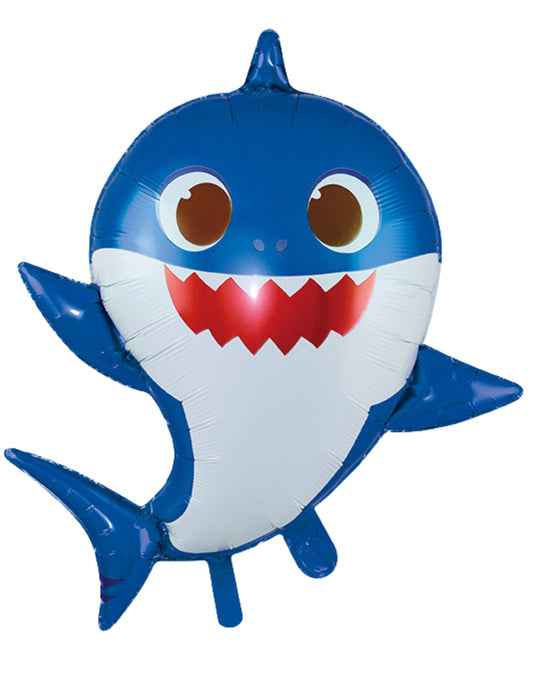 Baby Shark Mini Shape Kids Birthday Helium Balloon Bouquet Blue