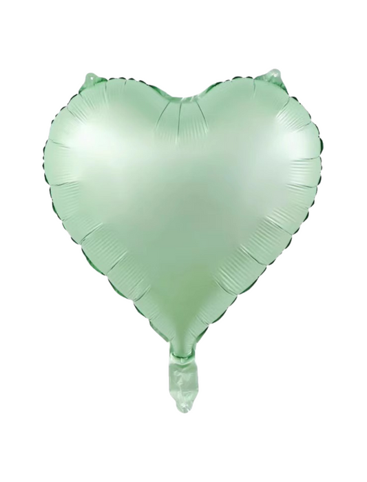 Heart Valentine's Day Anniversary Thank You Happy Birthday Balloon Kids Birthday Helium Balloon Bouquet Matte Green