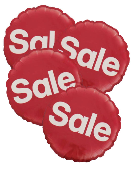 Sale Helium Balloon Super Market item Sale Discount Helium Balloon Bouquet Red White