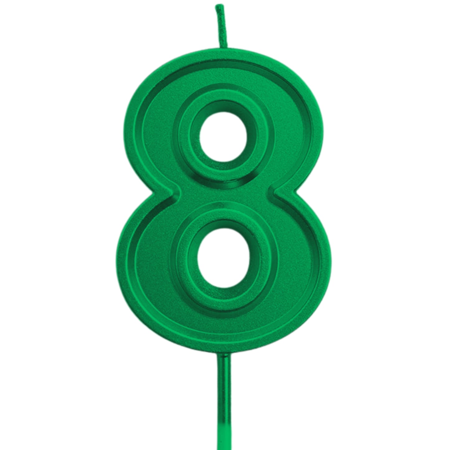 Green Number Candles – Available in All Digits for Birthdays & Celebration