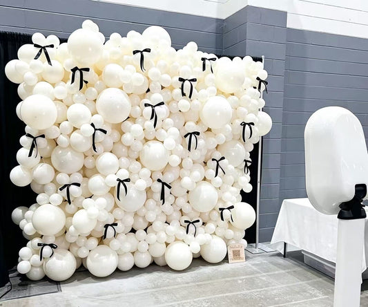 Balloon Wall Beige with Ribbon Perfect for special occasion