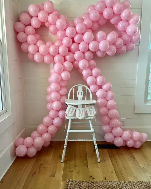Pink Balloon Customizable Big Ribbon - Perfect for special occasion