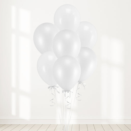 Pearl White Party Helium Latex Balloon Bunch Elevate Your Celebration with Stunning  Helium Balloon Bouquet