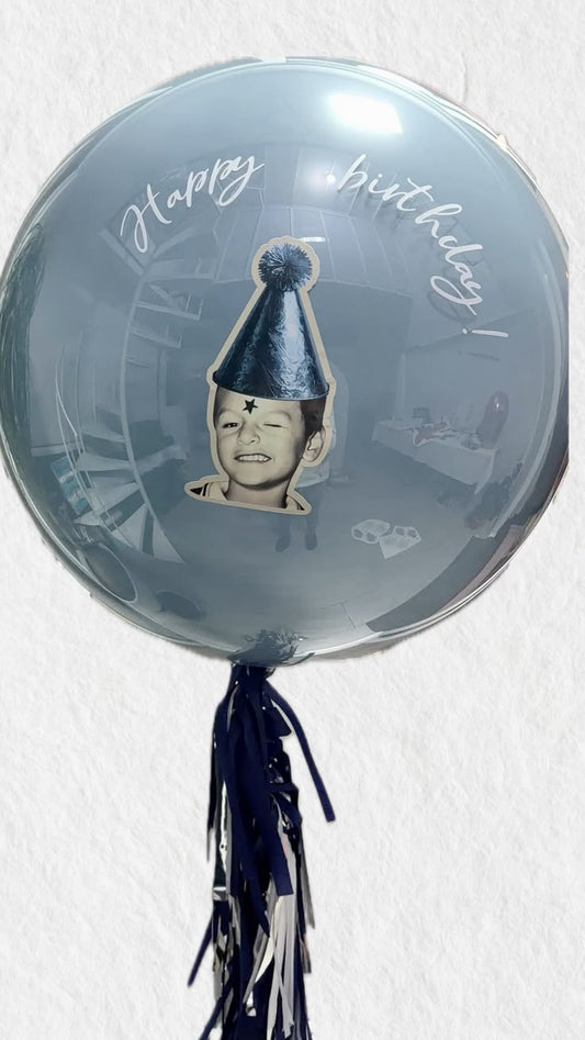 Customization Photo Balloon Personalised Latex Customize Sticker Photo and Latex Customizable Design