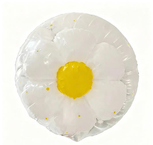 Double Layer Transparent Daisy Flower Foil Helium Foil Balloon - Perfect for any celebrations!