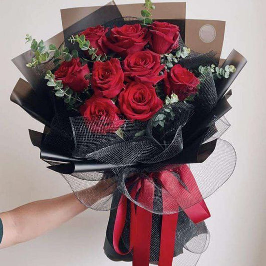 Red Roses - Floral Fresh Bouquet