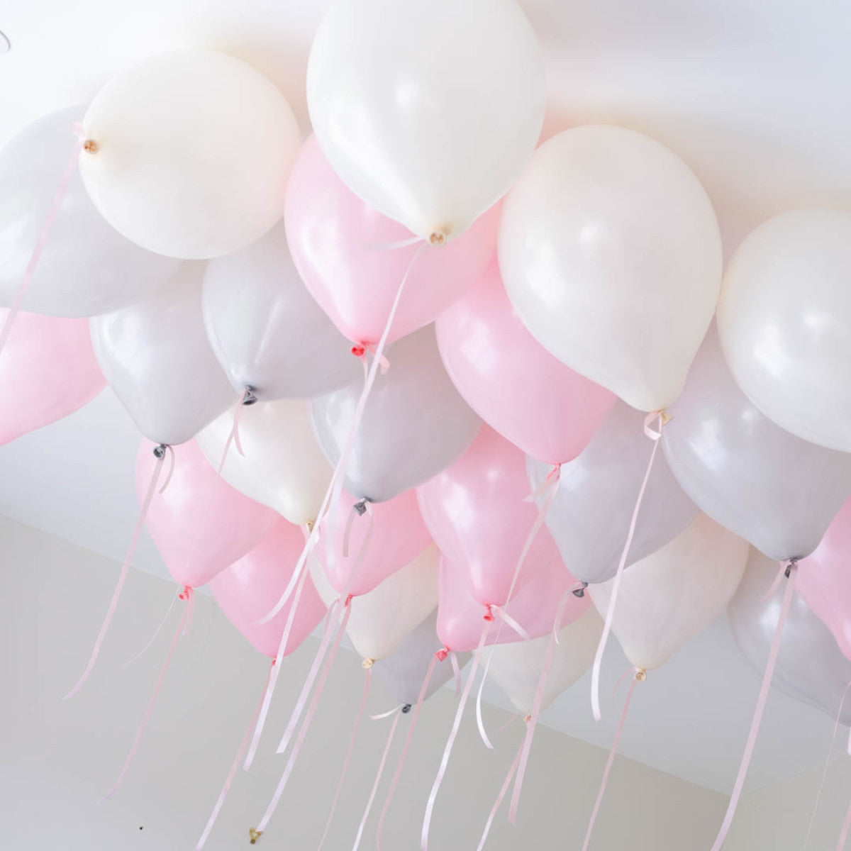 Macaron Pink Helium Ceiling Balloons Elevate Your Celebration with Stunning Helium Ceiling Balloons Helium Balloon Bouquet