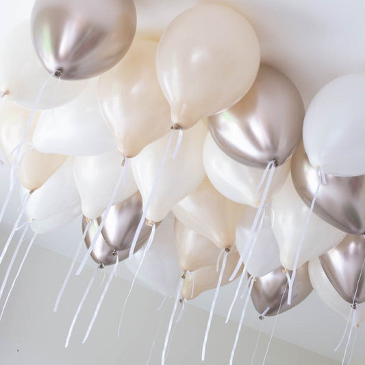 Pearl Sands Helium Ceiling Balloons Elevate Your Celebration with Stunning Helium Ceiling Balloons Helium Balloon Bouquet