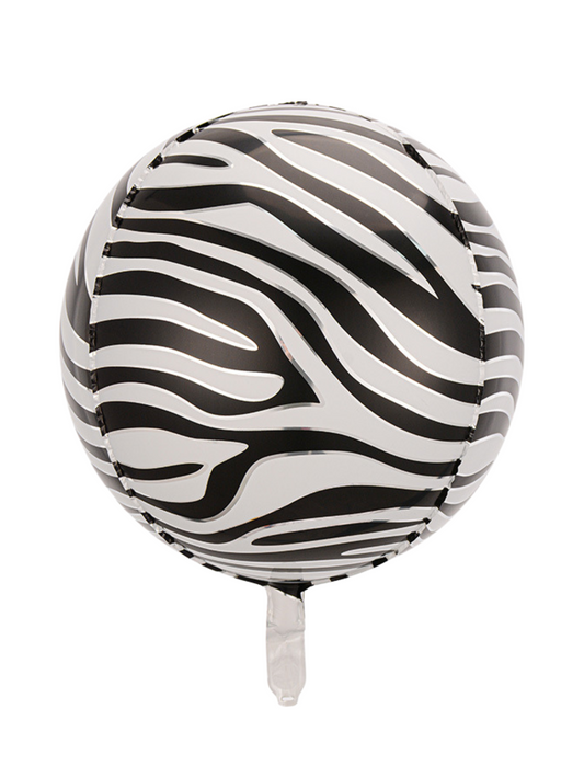 Zebra 4D Printed Balloon Animal Theme Balloon Jungle Theme Balloon Happy Birthday Balloon Kids Birthday Jungle Balloons Helium Balloon