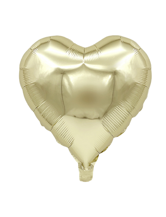 Heart Valentine's Day Anniversary Thank You Happy Birthday Balloon with Helium Balloon Bouquet Light Gold