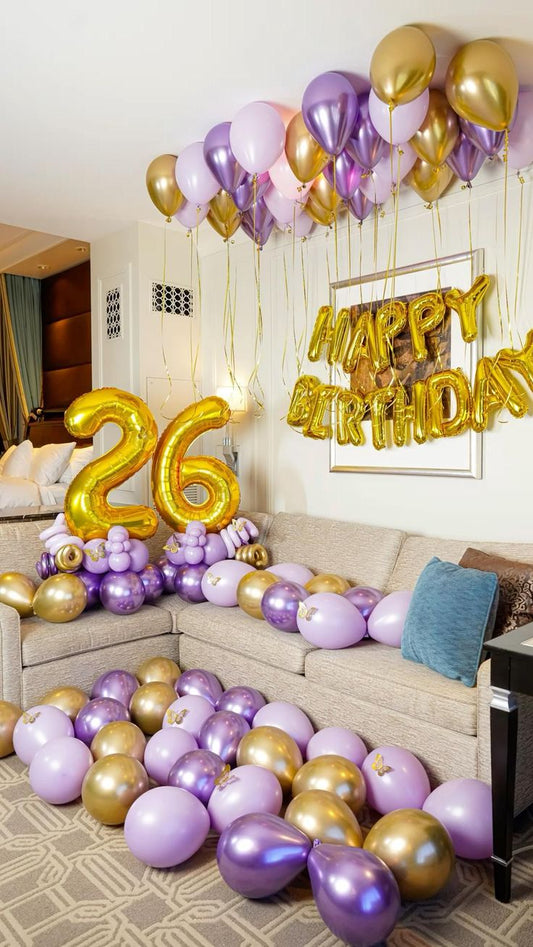 Balloon & Banner Bash - Perfect for Birthday Celebration!