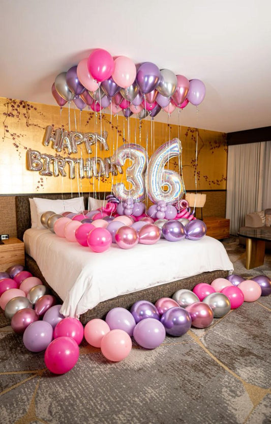 Balloon & Banner Bash - Perfect for Birthday Celebration!