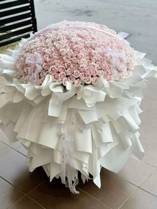 Pink Roses - Floral Fresh Bouquet
