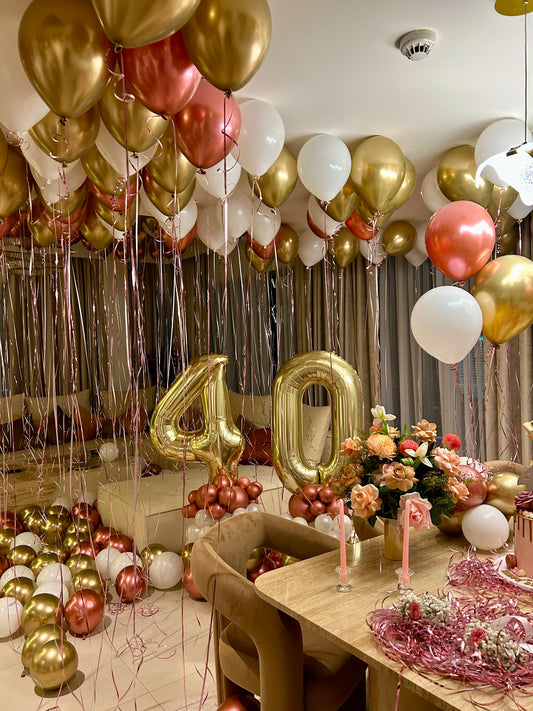 Balloon & Banner Bash - Perfect for Birthday Celebration!