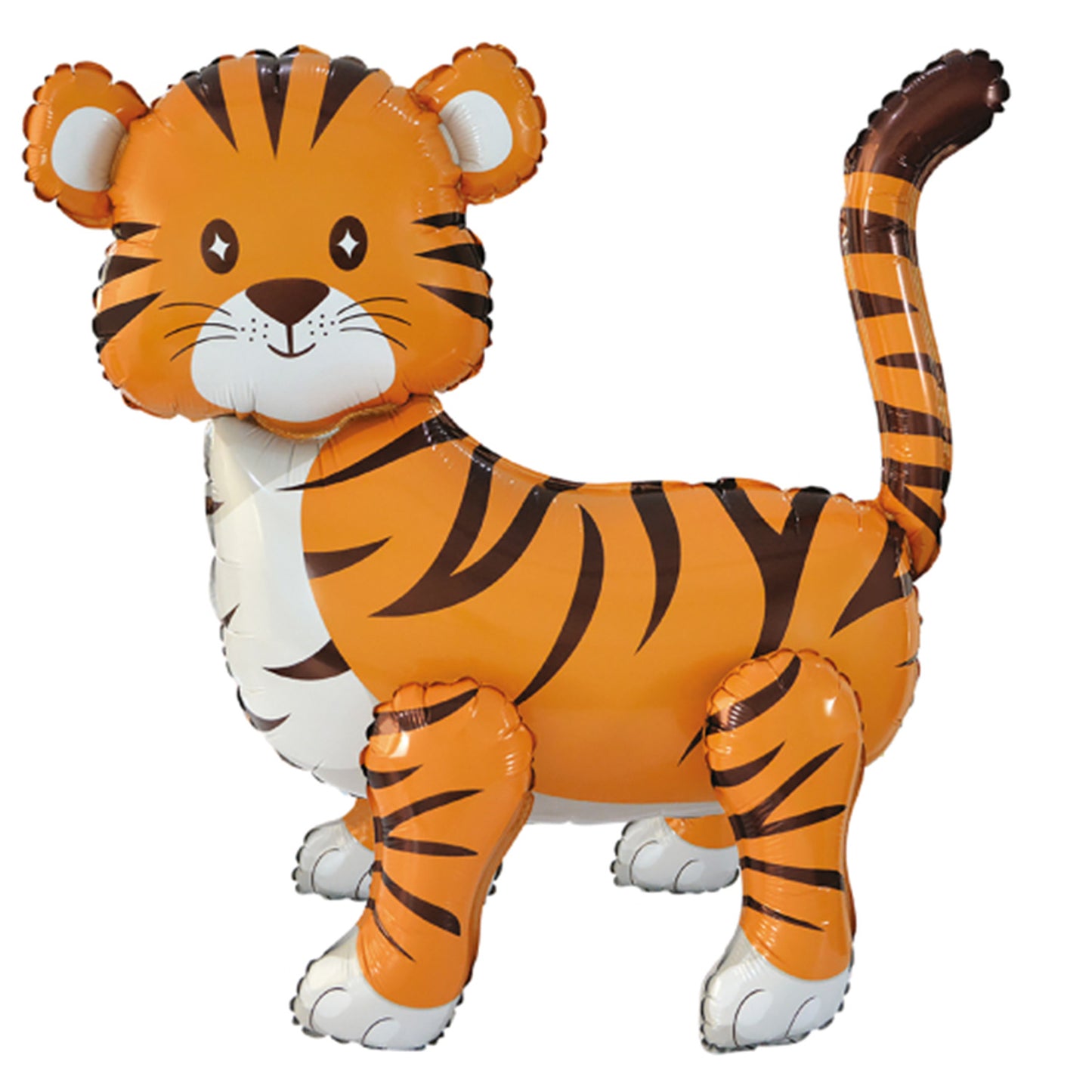 3D Tiger Self Standing Non-Helium - Animal-Themed Jungle/Safari-Themed