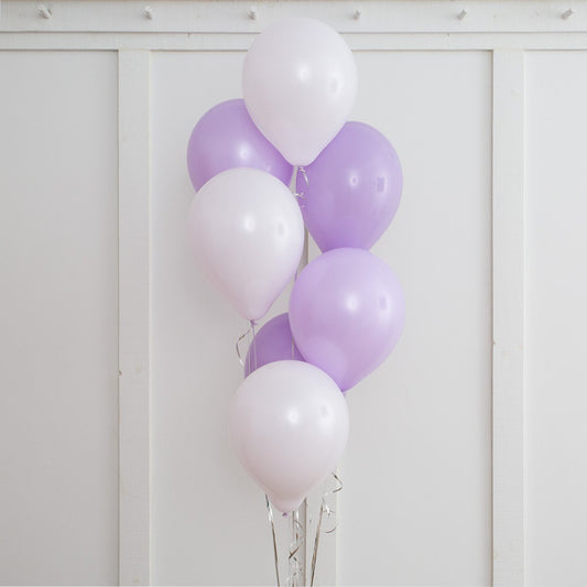Purple Latex Helium Balloon Bunch - Perfect for any special occasions!