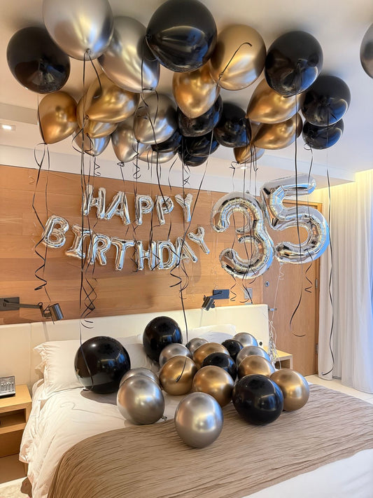 Balloon & Banner Bash - Perfect for Birthday Celebration!
