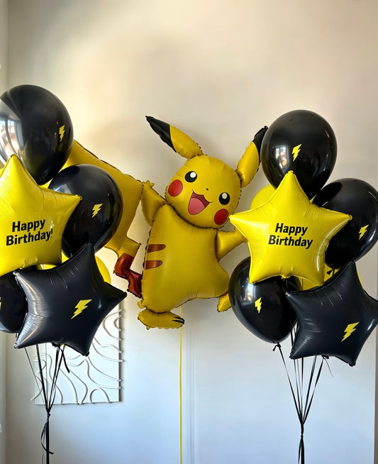 Pokémon-Themed Pickachu Balloon - Perfect for any occasions! Star