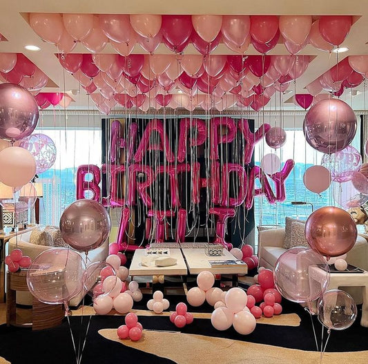 Balloon & Banner Bash - Perfect for Birthday Celebration!